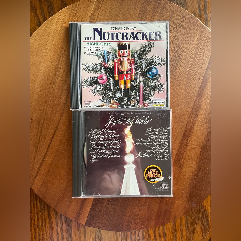 LOT OF 2~Xmas CD’s - Mormon Tabernacle Choir & Tchaikovsky: The Nutcracker High